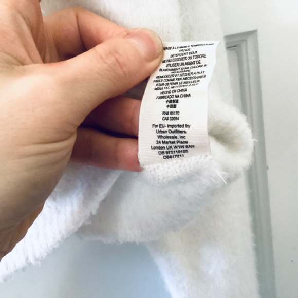 Free People Sweater Womens Size XS Cream Fuzzy Deep V-Neck Boho Casual Stretch - Picture 7 of 12